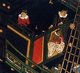 Japan: Detail of a byobu screen painting of namban (or nanban) 'Southern Barbarians' by Kano Naizen (1570-1616)